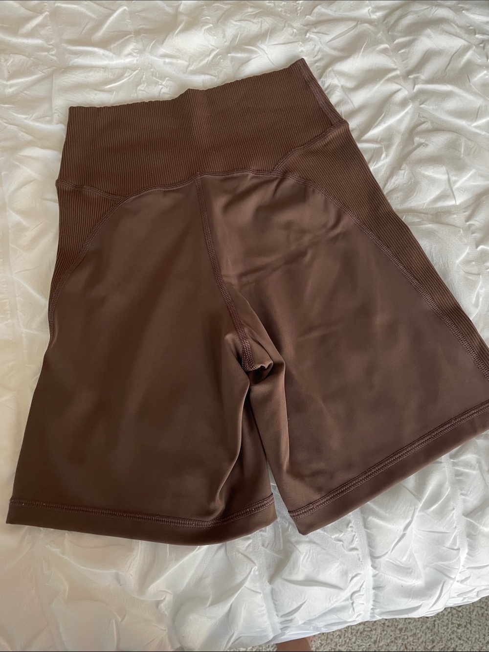 Aerie Offline dark brown shorts